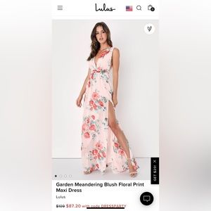 Lulus Pink Maxi Dress